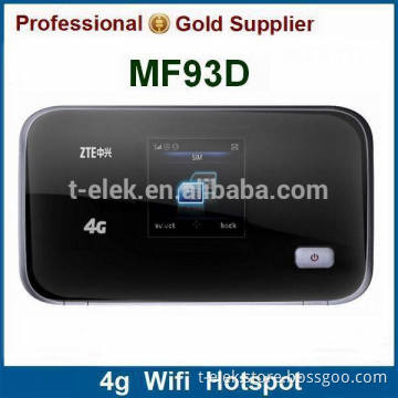 ZTE MF93D UMTS HSPA+ EDGE 100Mbps FDD 4g Lte mobile hotspot